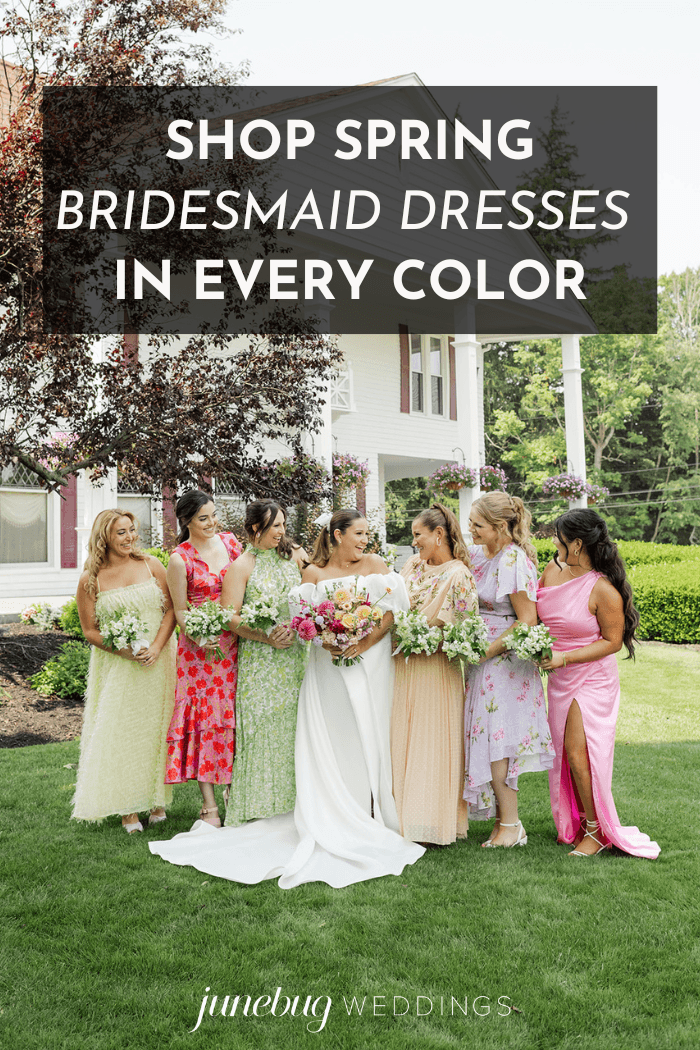 shop spring bridesmaid dresses in every color