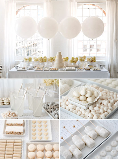 Wedding dessert tables and images by Amy Atlas Events, white wedding bridal shower brunch Wedding dessert tables and images by Amy Atlas Events, white wedding bridal shower brunch