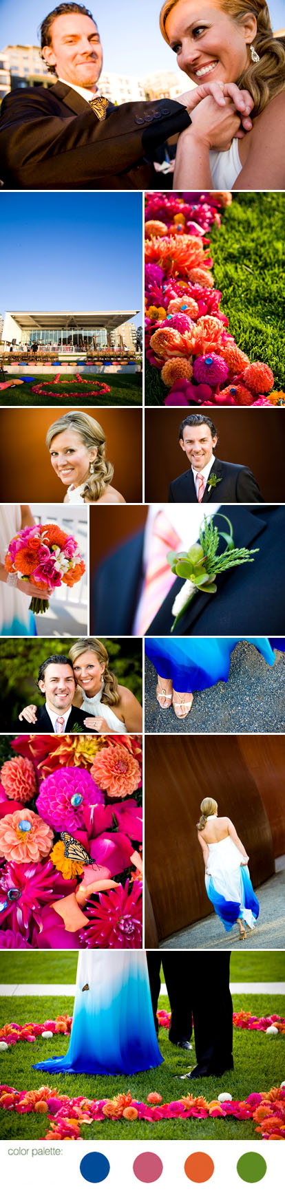 Stephanie Cristalli Photography, Indian inspired summer wedding, pink, orange blue and green wedding color palette Stephanie Cristalli Photography, Indian inspired summer wedding, pink, orange blue and green wedding color palette