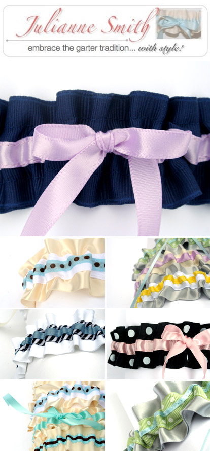 Bridal garters by Julianne Smith Bridal garters by Julianne Smith