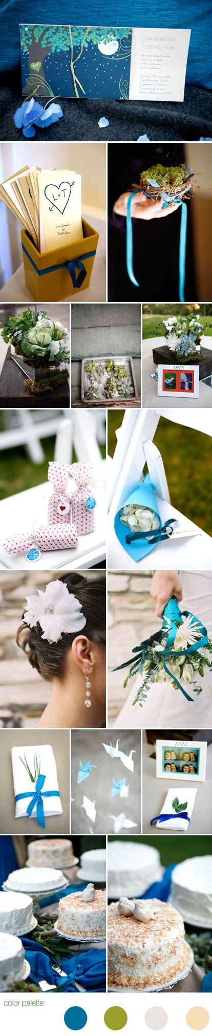 Outdoor summer real wedding images by Belathee Photography, peacock blue, lime green, ivory and gold wedding color palette Outdoor summer real wedding images by Belathee Photography, peacock blue, lime green, ivory and gold wedding color palette