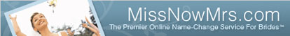 MissNowMrs online name change service MissNowMrs online name change service