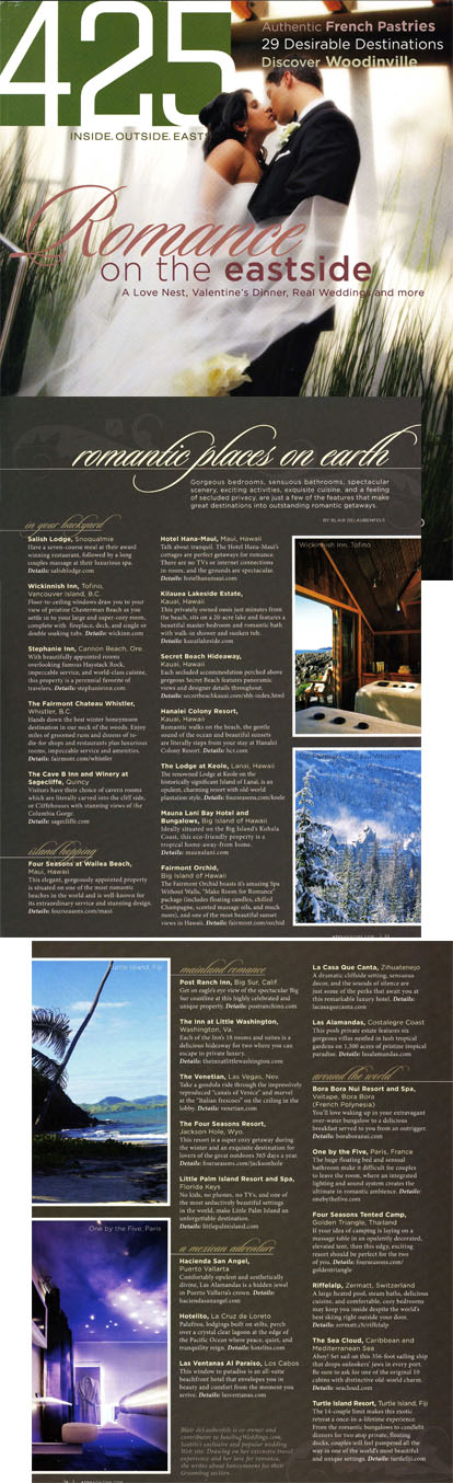 top honeymoon spots in the world, by Blair deLaubenfels of Junebug Weddings, in 425 magazine top honeymoon spots in the world, by Blair deLaubenfels of Junebug Weddings, in 425 magazine