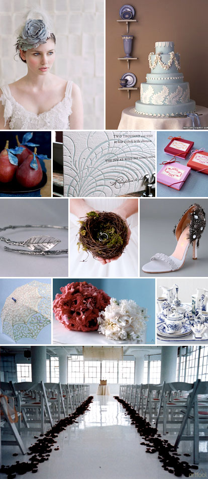 blue, gray and red rainy day wedding inspiration board blue, gray and red rainy day wedding inspiration board