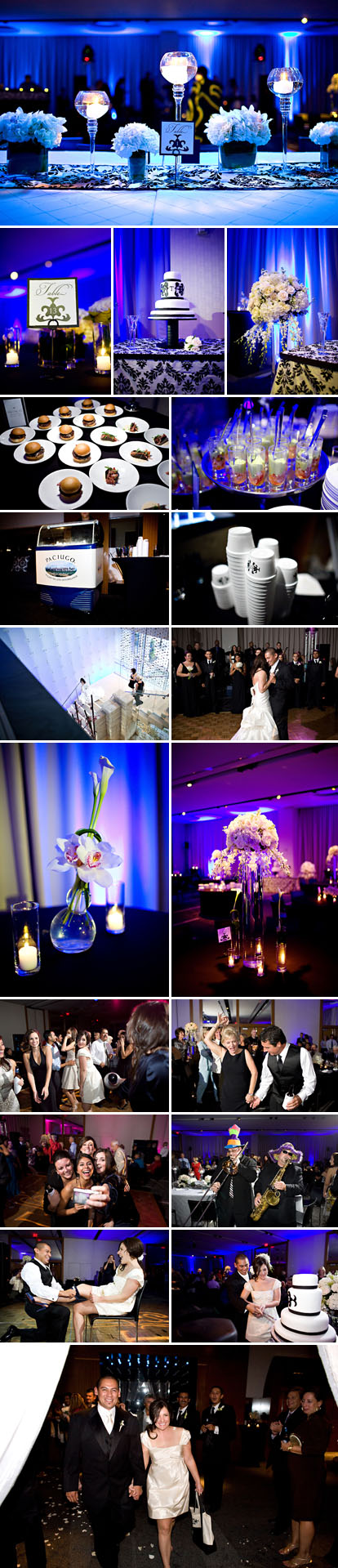 Perez Photogrpahy, W Hotel Dallas, Texas wedding, black and white wedding color palette Perez Photogrpahy, W Hotel Dallas, Texas wedding, black and white wedding color palette