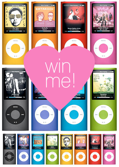 Win an iPod Nano from Junebug Weddings! Win an iPod Nano from Junebug Weddings!
