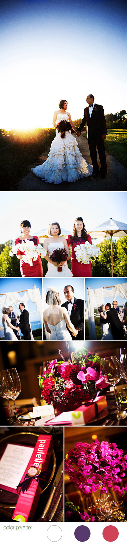 Opulent Bacara Resort real wedding, images by Trista Lerit Photography Opulent Bacara Resort real wedding, images by Trista Lerit Photography