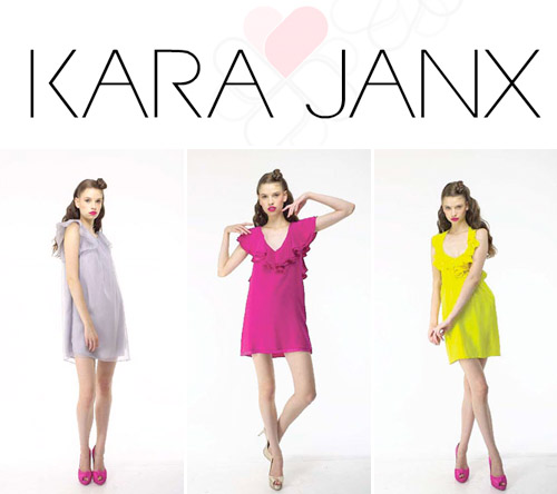 colorful modern bridesmaids dresses from kara janx, project runway season 2 finalist colorful modern bridesmaids dresses from kara janx, project runway season 2 finalist