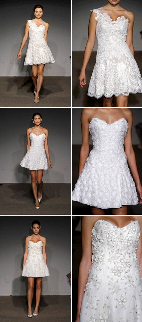 short wedding dress from Ulla Maija, spring 2011 runway short wedding dress from Ulla Maija, spring 2011 runway