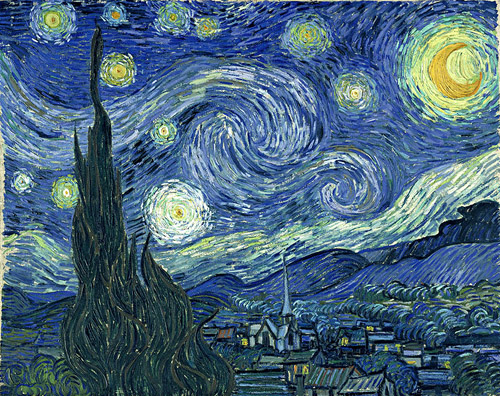 van gogh's the starry night, image via Wikipedia.org van gogh's the starry night, image via Wikipedia.org
