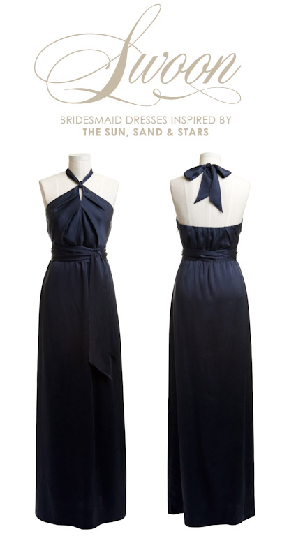 stylish, modern bridesmaids' dresses from Swoon stylish, modern bridesmaids' dresses from Swoon