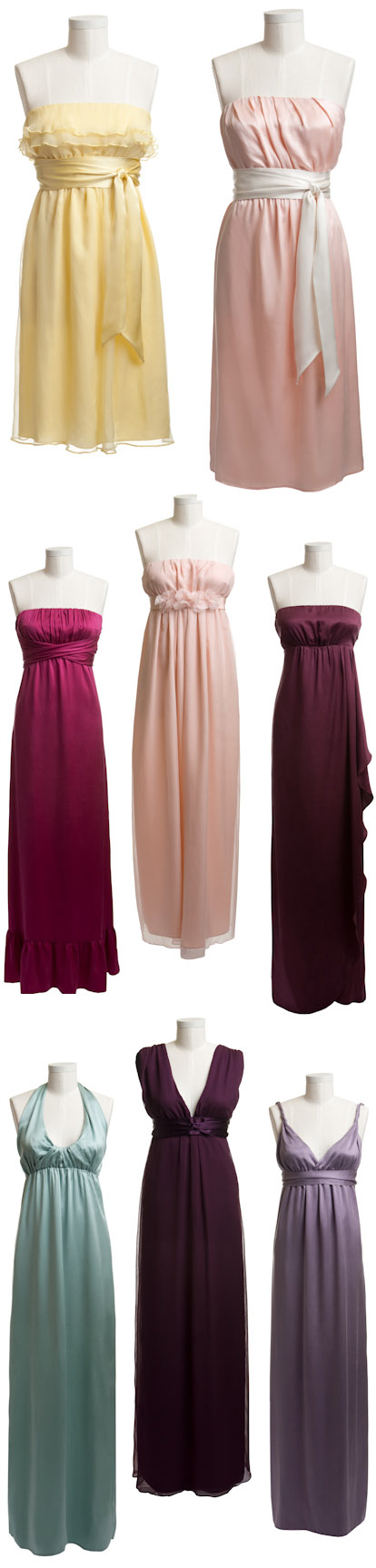 stylish, modern bridesmaids' dresses from Swoon stylish, modern bridesmaids' dresses from Swoon