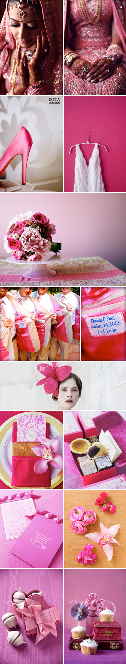 fuchsia wedding color palette fuchsia wedding color palette