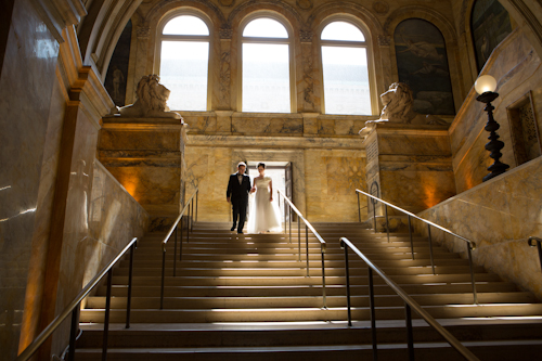 Boston Public Library Wedding, photos by Nathan Smith and Angi Welsch for Ira Lippke Studios | junebugweddings.com Boston Public Library Wedding, photos by Nathan Smith and Angi Welsch for Ira Lippke Studios | junebugweddings.com