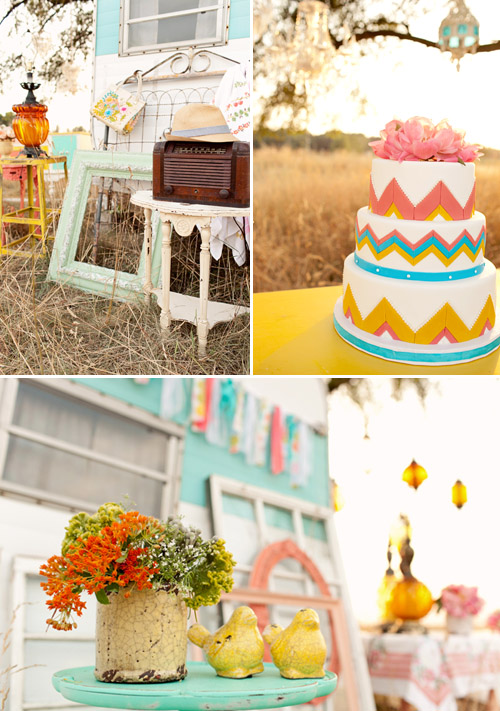 colorful vintage wedding decor rental from Fancy Fray | via junebugweddings.com colorful vintage wedding decor rental from Fancy Fray | via junebugweddings.com