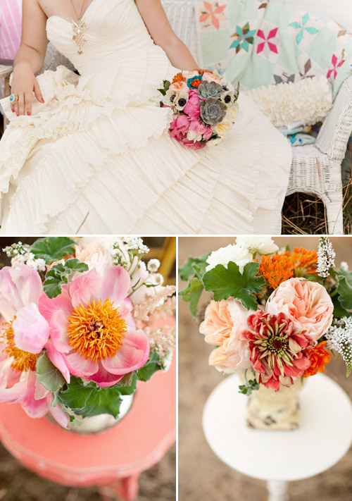 colorful vintage wedding decor rental from Fancy Fray | via junebugweddings.com colorful vintage wedding decor rental from Fancy Fray | via junebugweddings.com
