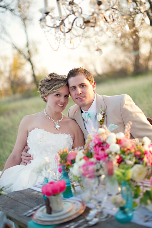 Coral and Turquoise Wedding Decor, Photo by Summer Jean Photography via Junebug Weddings Coral and Turquoise Wedding Decor, Photo by Summer Jean Photography via Junebug Weddings