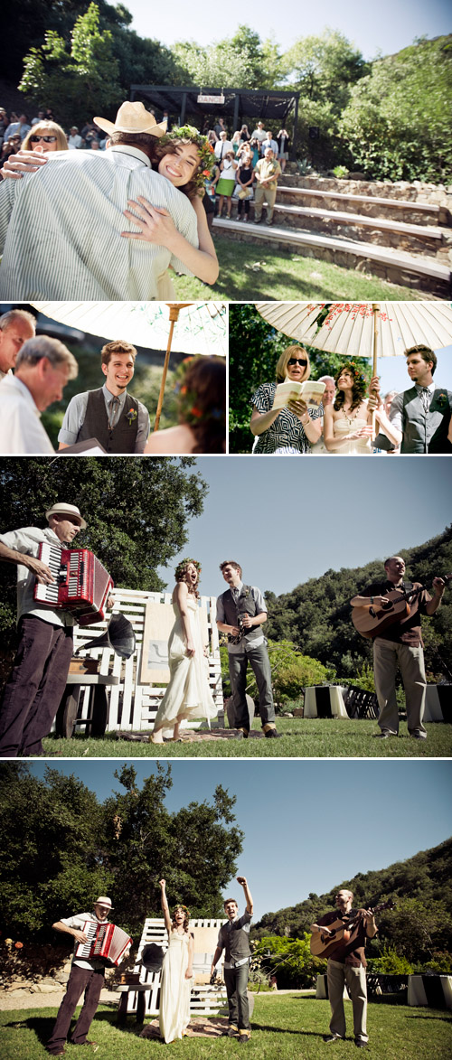 creative outdoor diy summer wedding at Calliote Canyon, Ojai, CA, photos by Viera Photographics creative outdoor diy summer wedding at Calliote Canyon, Ojai, CA, photos by Viera Photographics