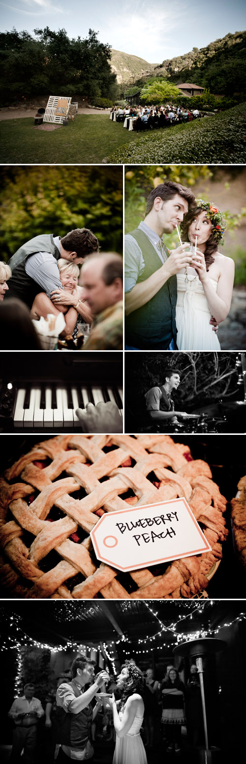 music inspired outdoor diy summer wedding at Calliote Canyon, Ojai, CA, photos by Viera Photographics music inspired outdoor diy summer wedding at Calliote Canyon, Ojai, CA, photos by Viera Photographics