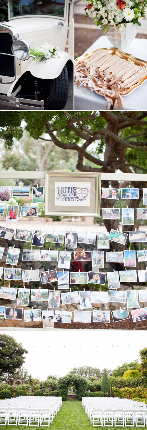 Romantic Sunset Wedding at Villa De Flores, photo by Bryan Miller Photography Romantic Sunset Wedding at Villa De Flores, photo by Bryan Miller Photography