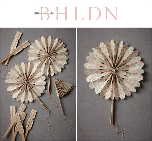 Crinkle Fans from BHLDN in the junebugweddings.com Holiday Wedding Décor Giveaway! Crinkle Fans from BHLDN in the junebugweddings.com Holiday Wedding Décor Giveaway! | junebugweddings.com