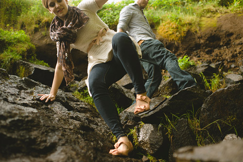 Iceland engagement photos of Caroline and Ben by Nordica Photography | via junebugweddings.com Iceland engagement photos of Caroline and Ben by Nordica Photography | via junebugweddings.com