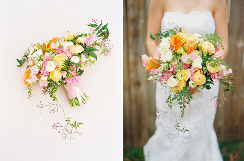 Bridal Bouquet of Spring Flowers by Janie Medley, Photos by Amelia Johnson Bridal Bouquet of Spring Flowers by Janie Medley, Photo by Amelia Johnson