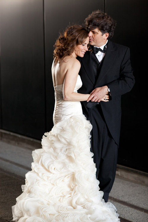 bright black, white, orange and yellow modern NYC loft wedding, photos by Image Singuliere via JunebugWeddings.com bright black, white, orange and yellow modern NYC loft wedding, photos by Image Singuliere via JunebugWeddings.com