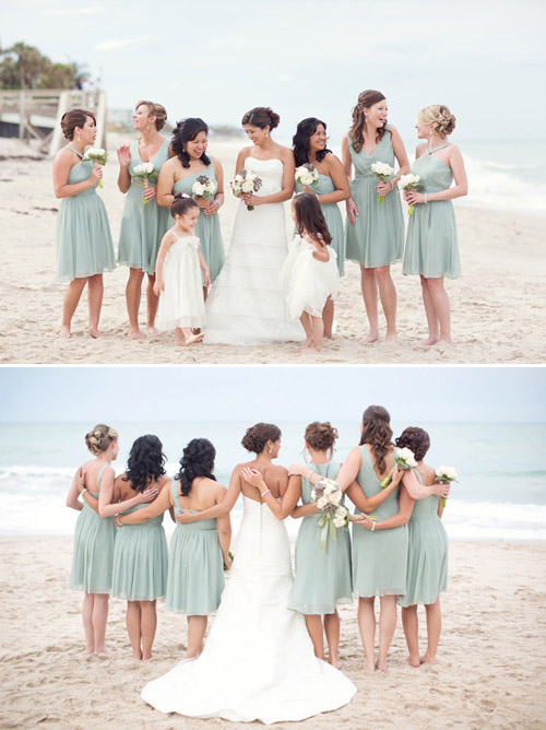 Beach Wedding with muted color palette, Photos by Vitalic Photo | Junebug Weddings Beach Wedding with muted color palette, Photos by Vitalic Photo | Junebug Weddings