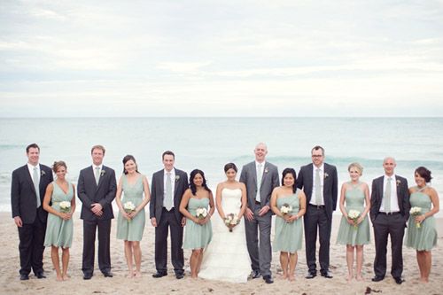 Beach Wedding with muted color palette, Photos by Vitalic Photo | Junebug Weddings Beach Wedding with muted color palette, Photos by Vitalic Photo | Junebug Weddings