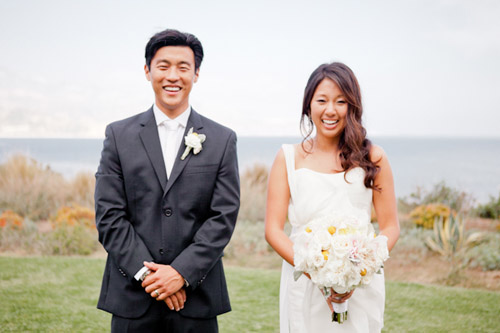 Ocean view wedding at Terranea Resort, photo by Picotte Photography Ocean view wedding at Terranea Resort, photo by Picotte Photography