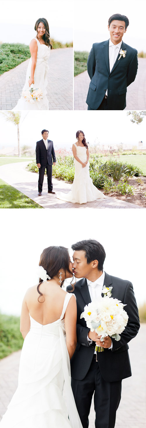 Ocean view wedding at Terranea Resort, photo by Picotte Photography Ocean view wedding at Terranea Resort, photo by Picotte Photography