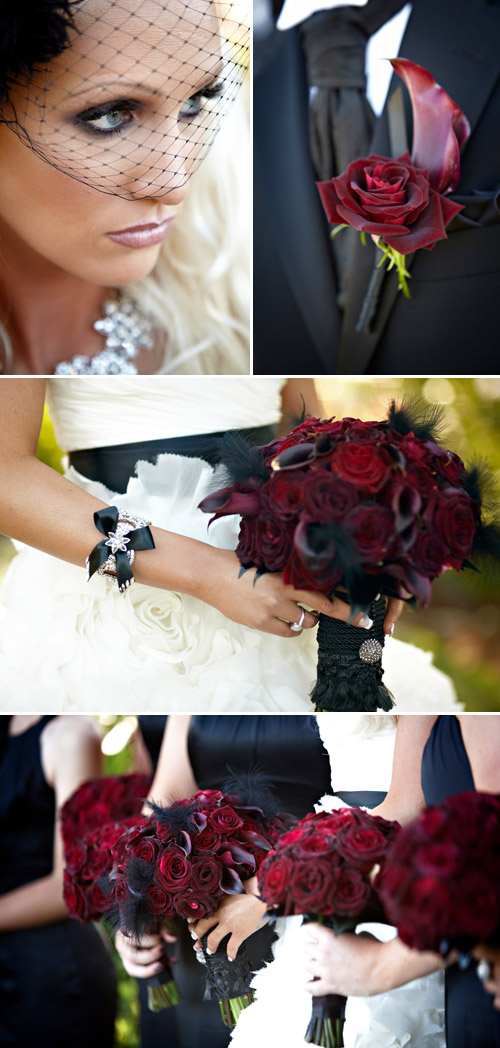 dark, dramatic and sexy red and black los angeles wedding designed by Kristin Banta Events, photos by Miki & Sonja Photography dark, dramatic and sexy red and black los angeles wedding designed by Kristin Banta Events, photos by Miki & Sonja Photography