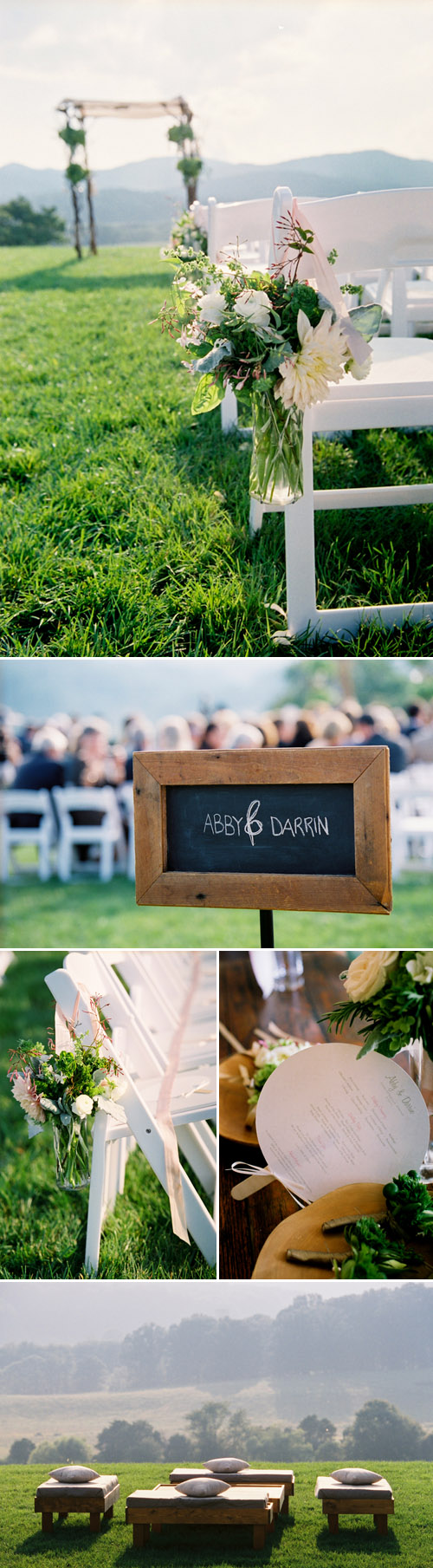 Romantic Country Wedding, photo by Jen Fariello Romantic Country Wedding, photo by Jen Fariello