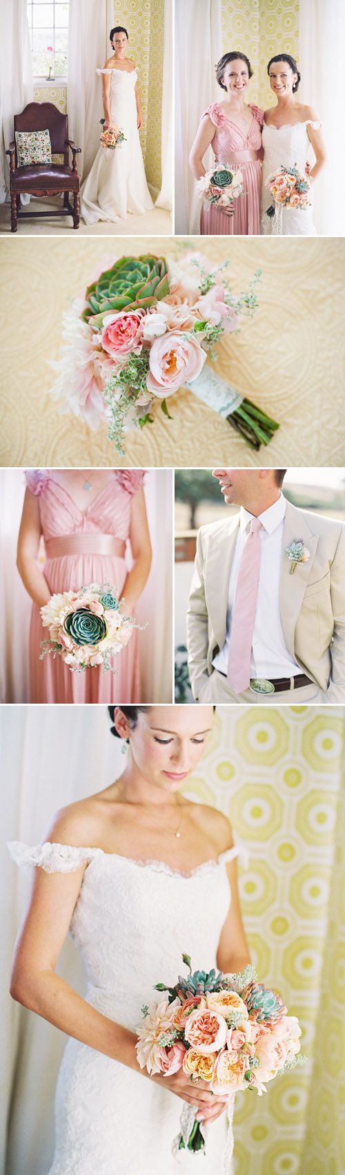 Wedding bouquets with succulents, Spanish old-california wedding decor at La Familia Ranch in San Luis Obispo, CA Wedding bouquets with succulents, Spanish old-california wedding decor at La Familia Ranch in San Luis Obispo, CA