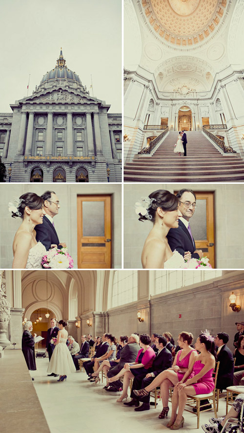 Timeless wedding ceremony at San Francisco City Hall, photos by Paco and Betty Timeless wedding ceremony at San Francisco City Hall, photos by Paco and Betty
