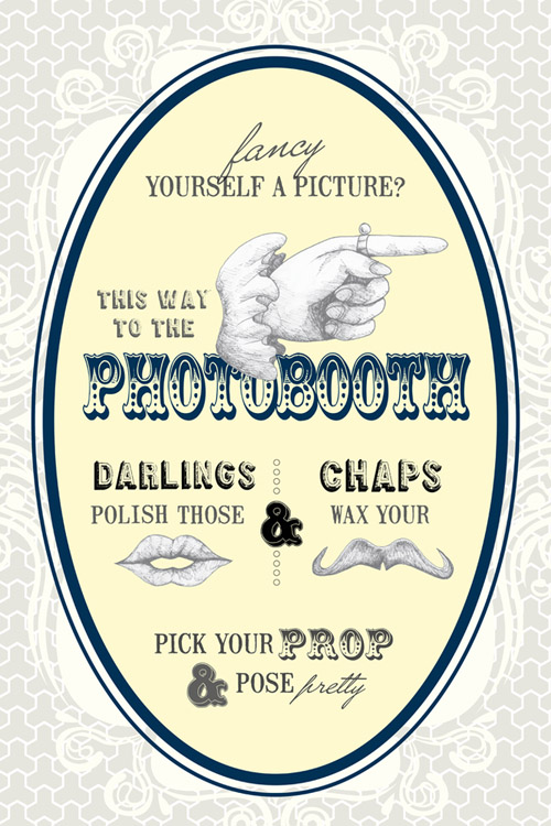 vintage style wedding and photo booth signs by Say Cheese Paper Props vintage style wedding and photo booth signs by Say Cheese Paper Props