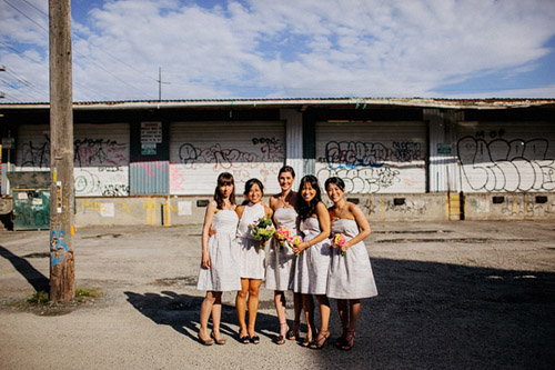 SODO Park Wedding, Photo by Benj Haisch via Junebug Weddings SODO Park Wedding, Photo by Benj Haisch via Junebug Weddings