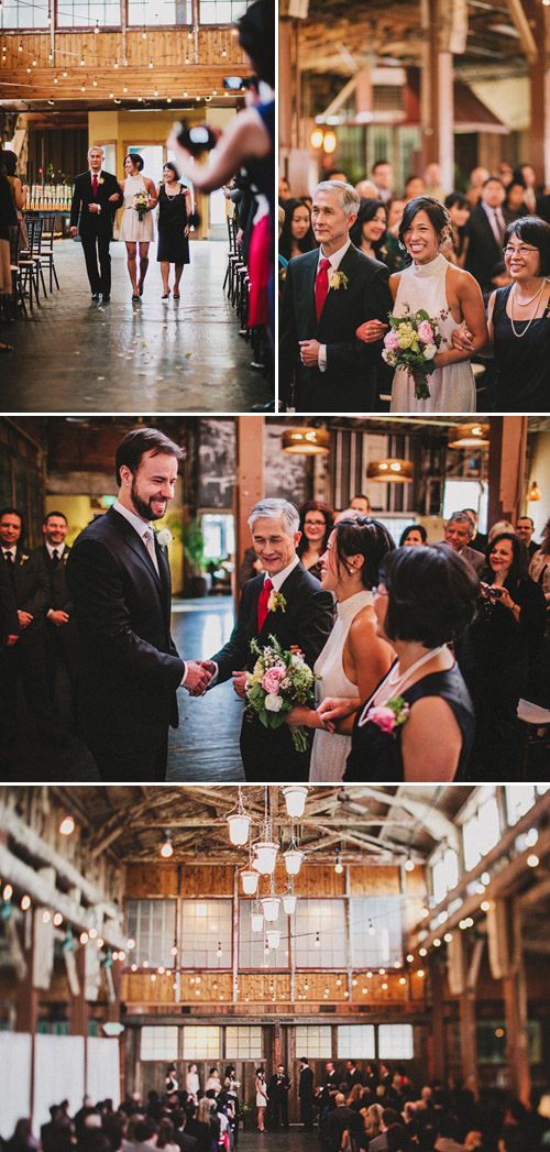 SODO Park Wedding, Photo by Benj Haisch via Junebug Weddings SODO Park Wedding, Photo by Benj Haisch via Junebug Weddings