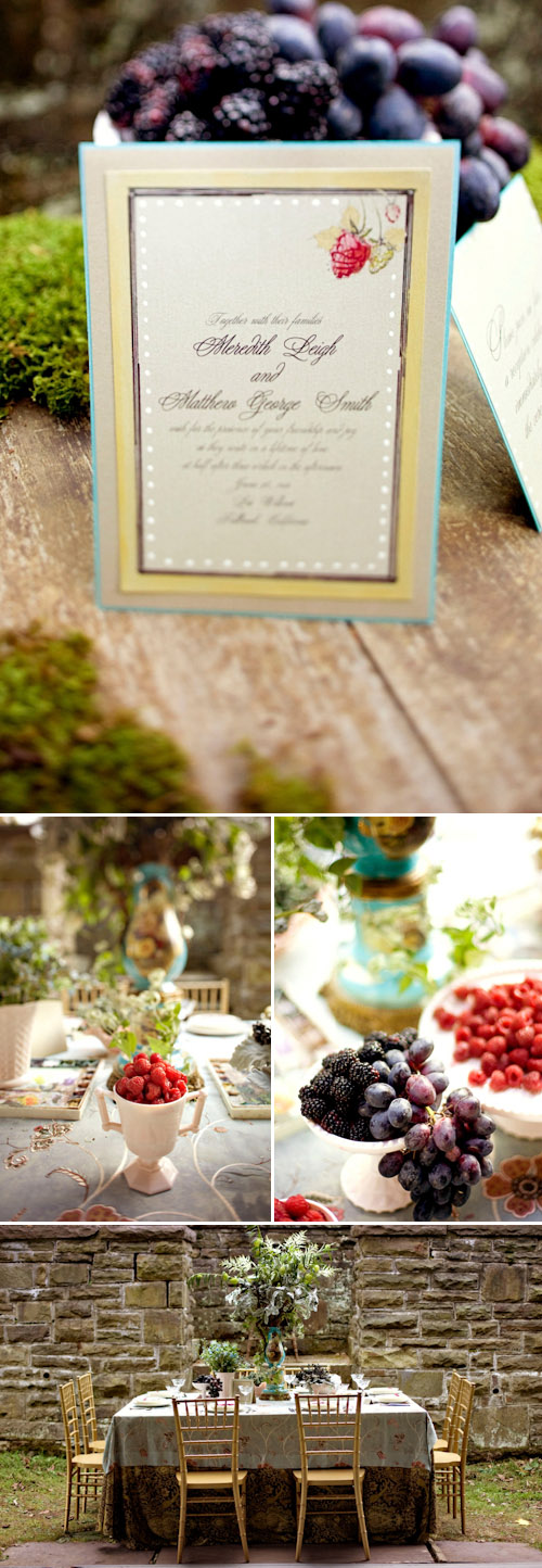 Watercolor inspired wedding decor by Momental Designs, photos by Darker Shades of Brown Photography | junebugweddings.com Watercolor inspired wedding decor by Momental Designs, photos by Darker Shades of Brown Photography | junebugweddings.com