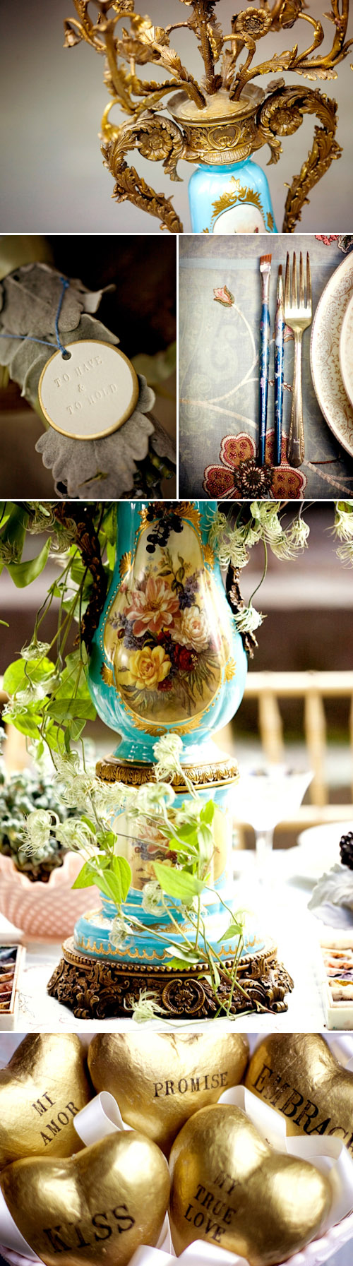 Watercolor inspired wedding decor by Momental Designs, photos by Darker Shades of Brown Photography | junebugweddings.com Watercolor inspired wedding decor by Momental Designs, photos by Darker Shades of Brown Photography | junebugweddings.com