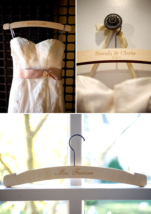 Wedding Dress Hangers from Heirloom, Photos by Ashley Garmon Photgraphers | Junebug Weddings Wedding Dress Hangers from Heirloom, Photos by Ashley Garmon Photgraphers | Junebug Weddings