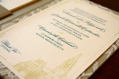 Custom Wedding Invitations by Zenadia Design | via junebugweddings.com Custom Wedding Invitations by Zenadia Design | via junebugweddings.com