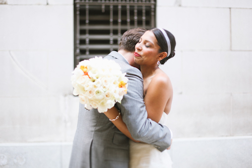 Elegant white, grey, and orange wedding; photos by Adrienne Gunde Photography | junebugweddings.com Elegant white, grey, and orange wedding; photos by Adrienne Gunde Photography | junebugweddings.com