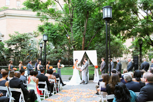 Elegant white, grey, and orange wedding; photos by Adrienne Gunde Photography | junebugweddings.com Elegant white, grey, and orange wedding; photos by Adrienne Gunde Photography | junebugweddings.com