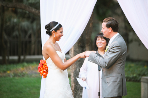 Elegant white, grey, and orange wedding; photos by Adrienne Gunde Photography | junebugweddings.com Elegant white, grey, and orange wedding; photos by Adrienne Gunde Photography | junebugweddings.com