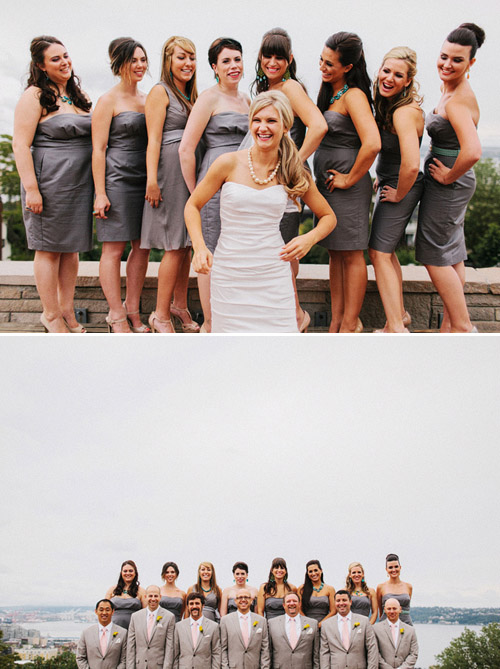 Colorful modern Seattle wedding, photos by Benj Haisch | Junebug Weddings Colorful modern Seattle wedding, photos by Benj Haisch | Junebug Weddings