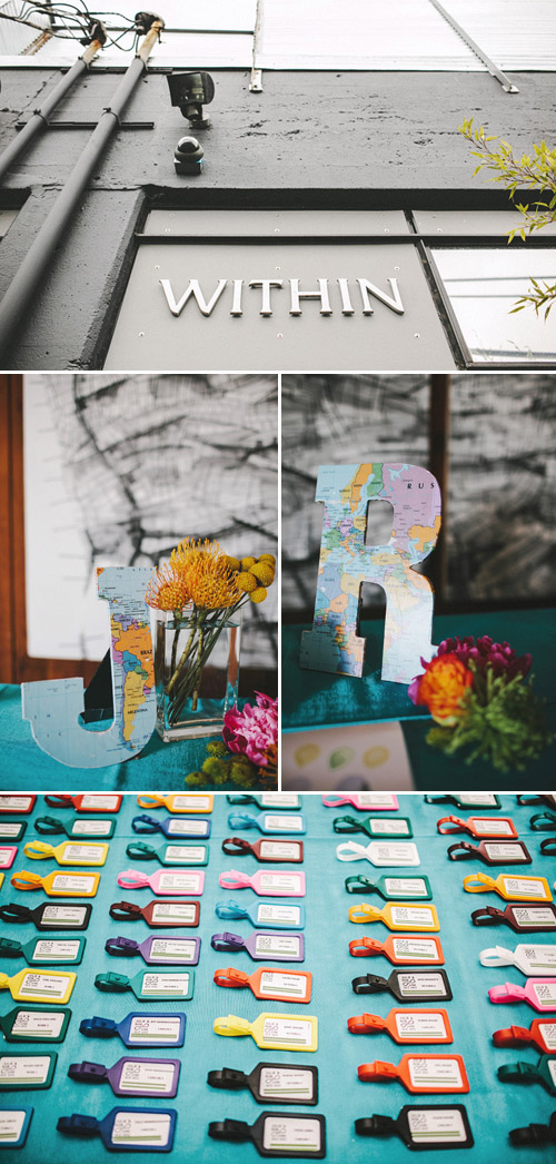 Colorful modern Seattle wedding, photos by Benj Haisch | Junebug Weddings Colorful modern Seattle wedding, photos by Benj Haisch | Junebug Weddings