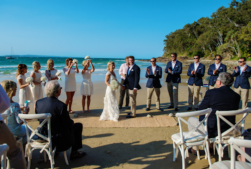 Little Cove, Noosa Australia beach wedding by 37 Frames Photography | junebugweddings.com Little Cove, Noosa Australia beach wedding by 37 Frames Photography | junebugweddings.com