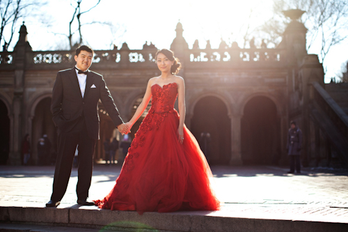 NYC engagement session featuring couture gowns, photos by Jason Groupp Photography | junebugweddings.com NYC engagement session featuring couture gowns, photos by Jason Groupp Photography | junebugweddings.com